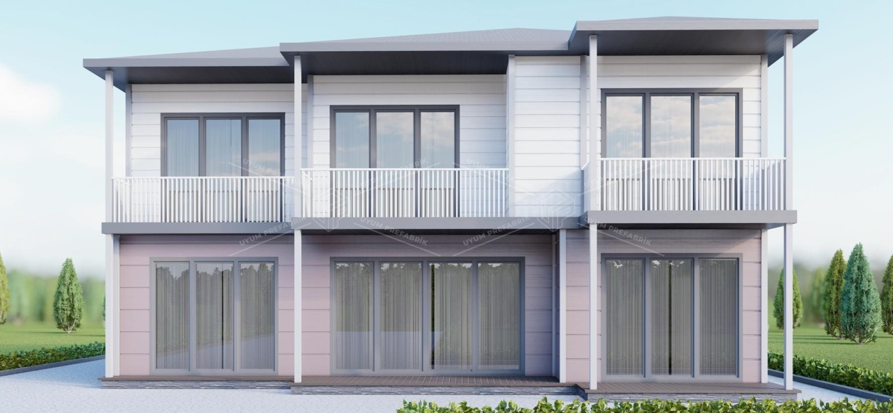 UP210 SANTA 221m² Çift Katlı Çelik Ev UP210 SANTA 221m² Çift Katlı Çelik Ev
