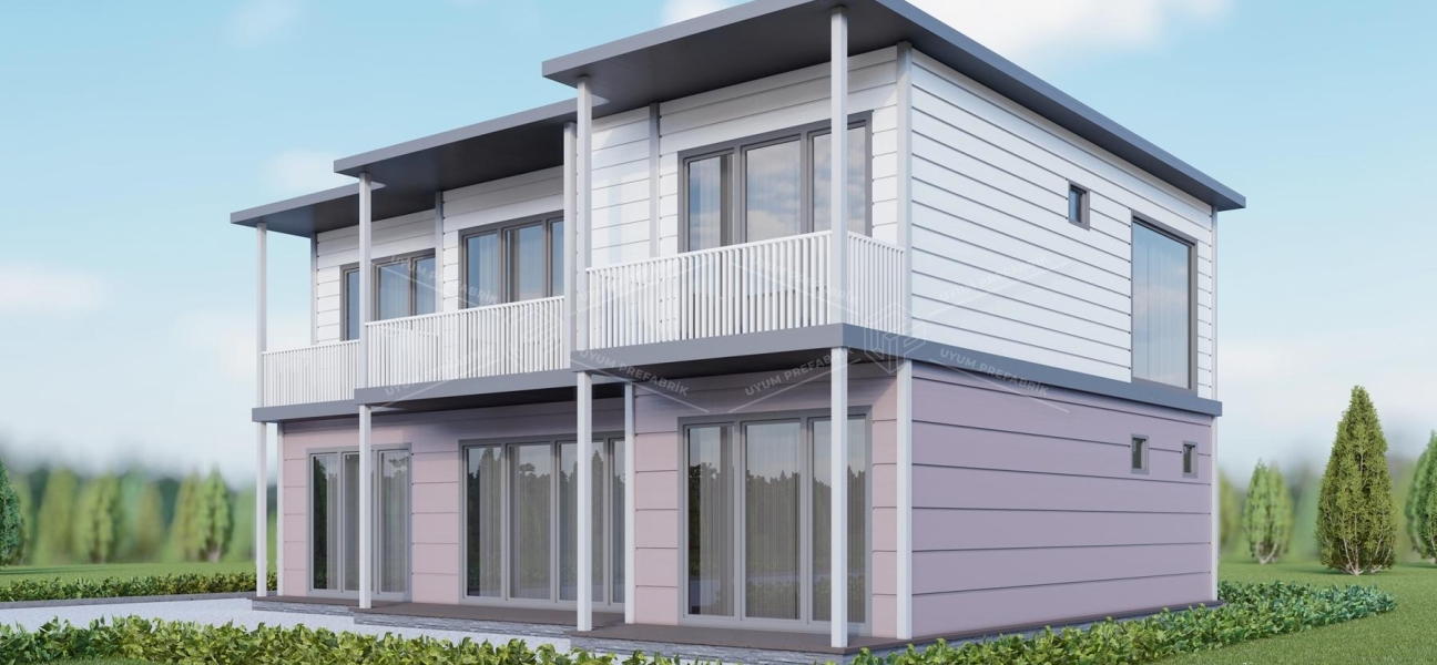 UP210 SANTA 221m² Çift Katlı Çelik Ev UP210 SANTA 221m² Çift Katlı Çelik Ev