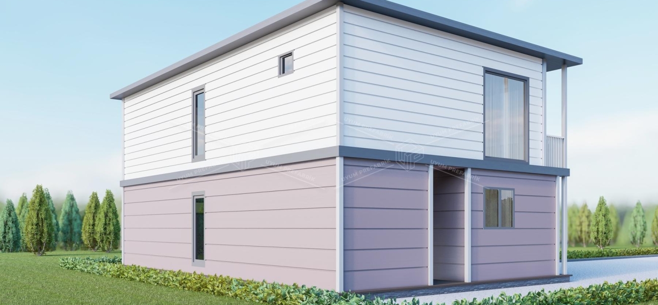 UP210 SANTA 221m² Çift Katlı Çelik Ev UP210 SANTA 221m² Çift Katlı Çelik Ev
