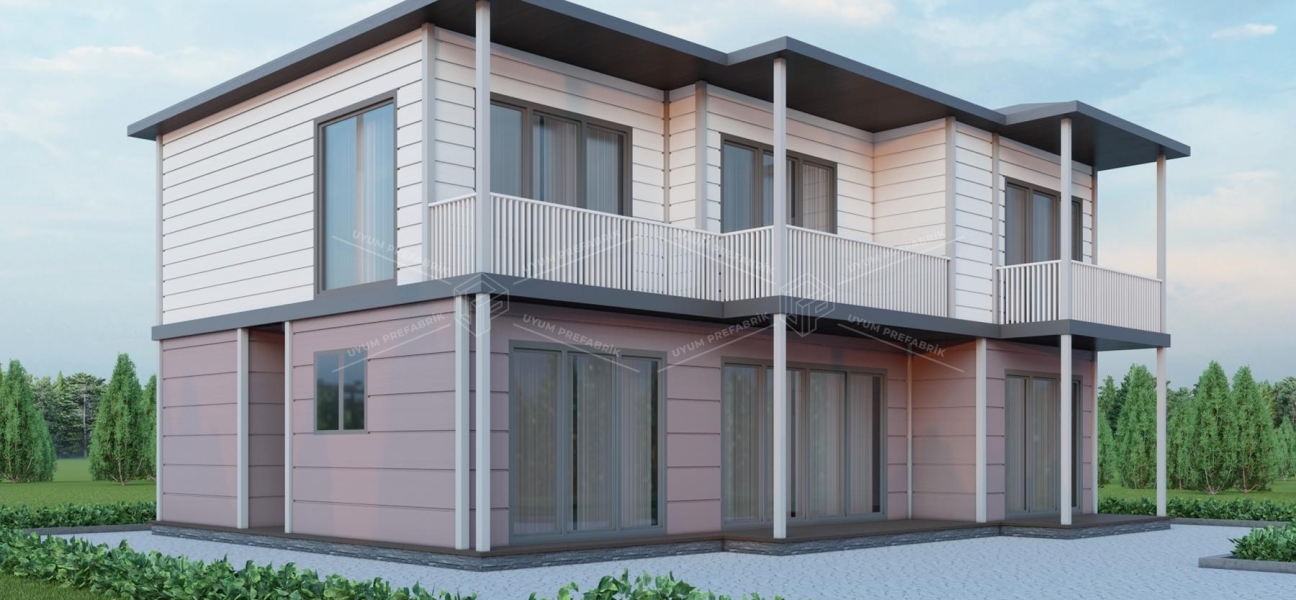 UP210 SANTA 221m² Çift Katlı Çelik Ev UP210 SANTA 221m² Çift Katlı Çelik Ev