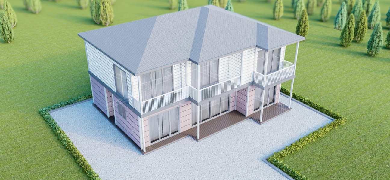 UP210 SANTA 221m² Çift Katlı Çelik Ev UP210 SANTA 221m² Çift Katlı Çelik Ev