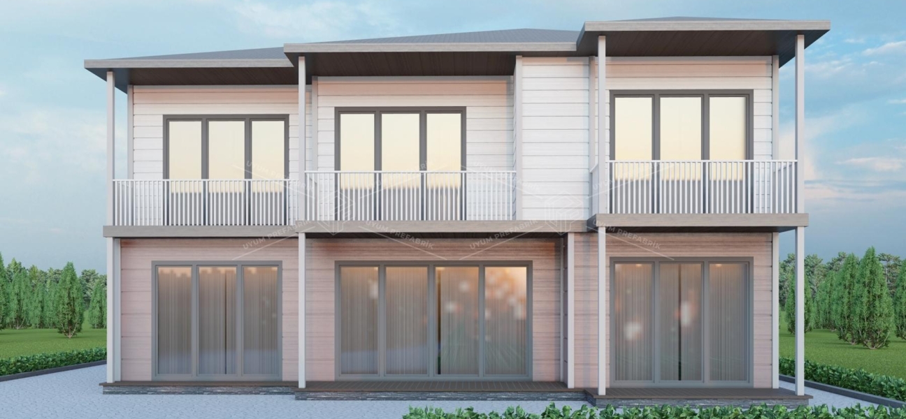 UP210 SANTA 221m² Two Storey Steel House