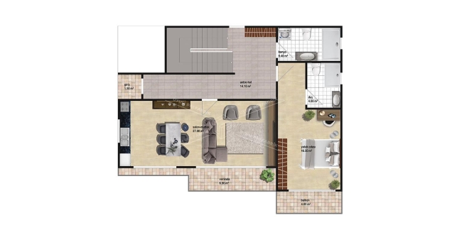 UP210 SANTA 221m² Two Storey Steel House